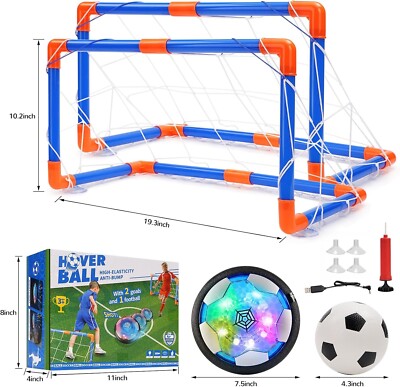 Indoor Fußball Set Air Power Spielzeug Kinder Kinderspielzeug LED-Leuchten ab 3J