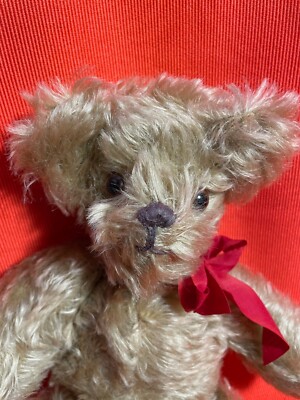 OURS ANCIEN PELUCHE 54 CM REMBOURRAGE PAILLE VINTAGE 1950 OLD TEDDY Bear M389 26805