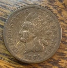 1864-L S-4 Doubled Date Indian Cent Nice Good+ CHN