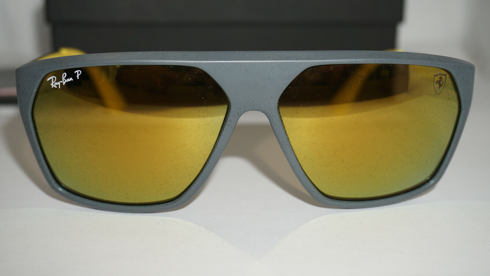 serie impliceren Higgins RAY BAN New Sunglasses Ferrari Gray Yellow Mirror Gold RB4309M F6086B 61 13  145 8053672897234 | eBay