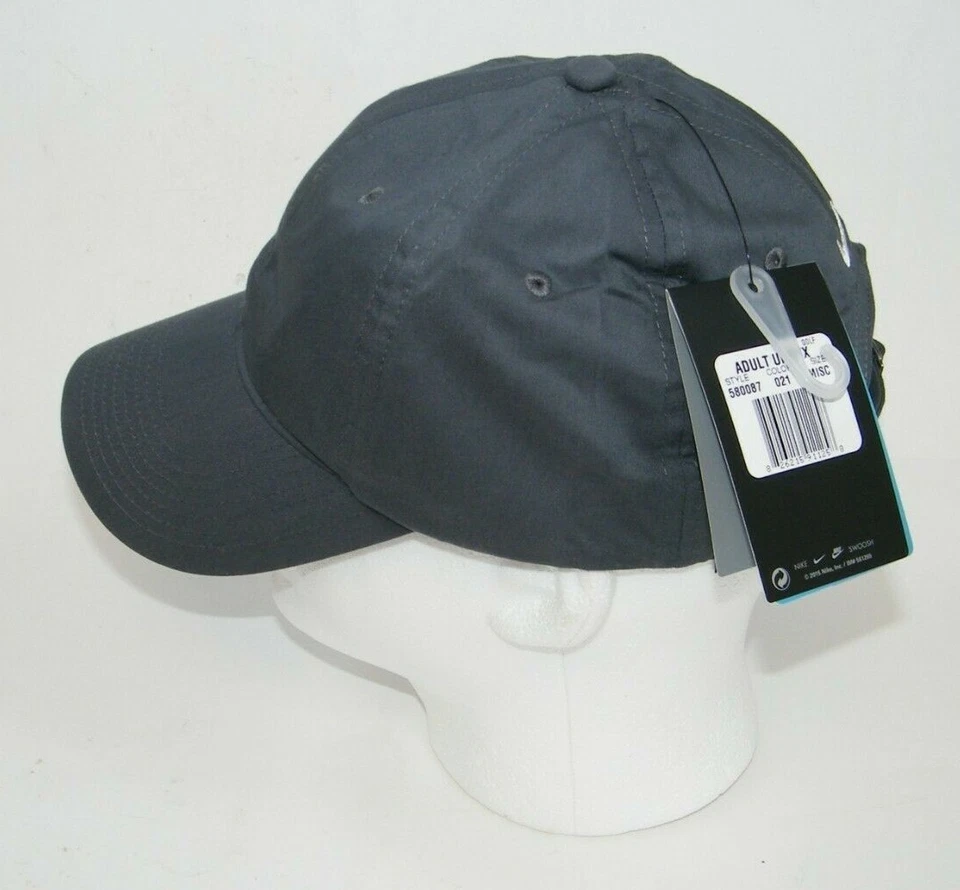 (5) ¡NUEVO! GORRAS NIKE SARGA NO ESTRUCTURADAS 580087 GRIS OSCURO, CAQUI OSCURO, AJUSTABLES Foto 3 de 4