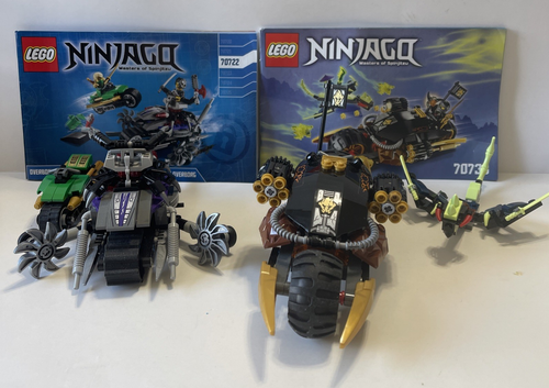 LEGO Ninjago 70733 Blaster Bike & 70722 Attacco Overborg con Manuale No Minifigures - Foto 21 di 24