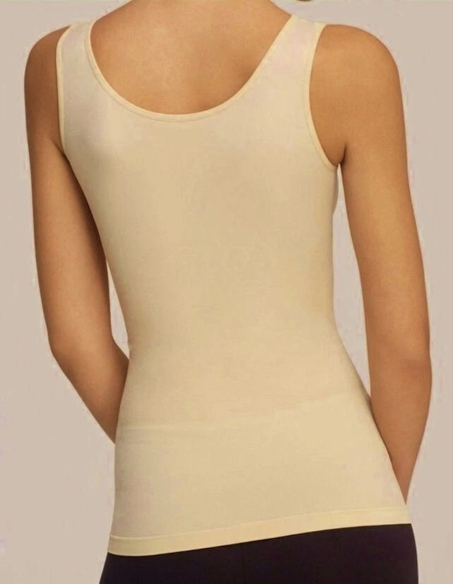 Camiseta sin mangas YUMMIE sin costuras control firme Prendas moldeadoras NUDA NUEVA PARA MUJER S M L XL Foto 2 de 4