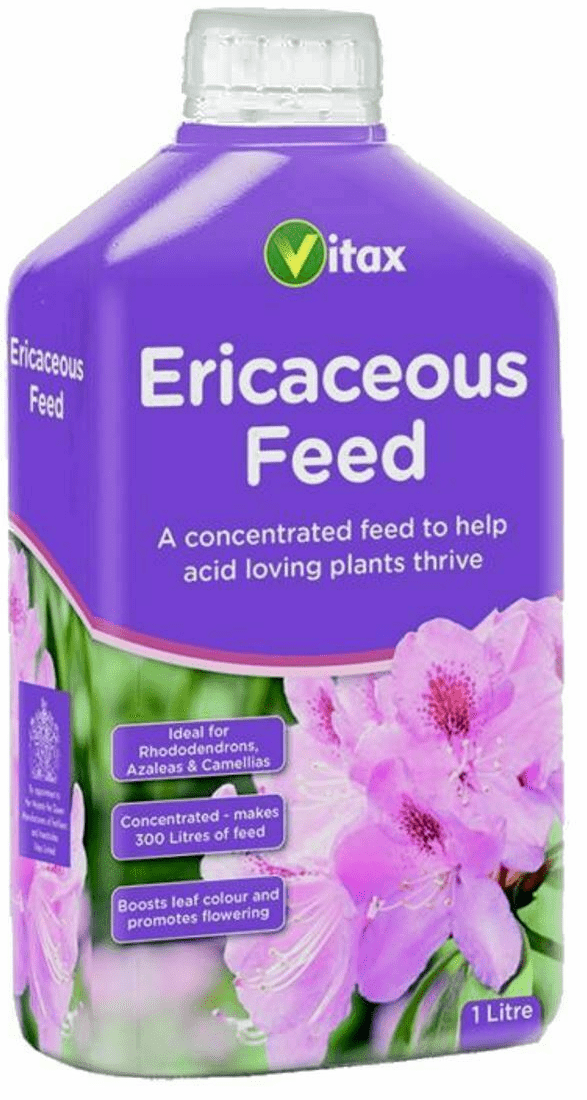 Vitax Organic Azalea Rhododendron & Shrub Ericaceous Plant Feed Fertiliser 1L