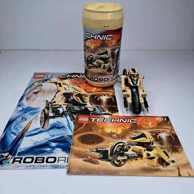 Vintage Lego Technic Roboriders 8513: Dust Complete w/ Canister
