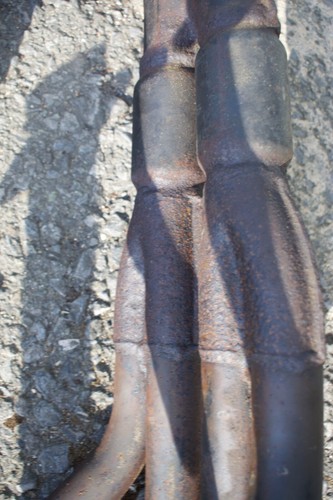 HONDA CBR 900 RRT 1992-97 FIREBLADE ORIGINAL EXHAUST DOWNPIPES & CARBON CAN - Picture 5 of 24