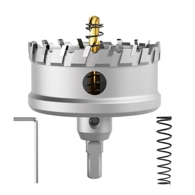 Lochsäge Hochleistungs Hartmetall TCT 80mm für Edelstahl Metallgitter Cutter
