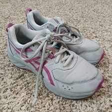 Asics Big Girls Gel-Venture 9 GS Sneakers Grey/Purple Size 5