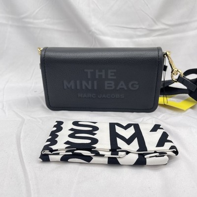 Marc Jacobs The Mini Bag Crossobdy Clutch Bag Leather Black