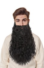 Long Curly Fake Beard
