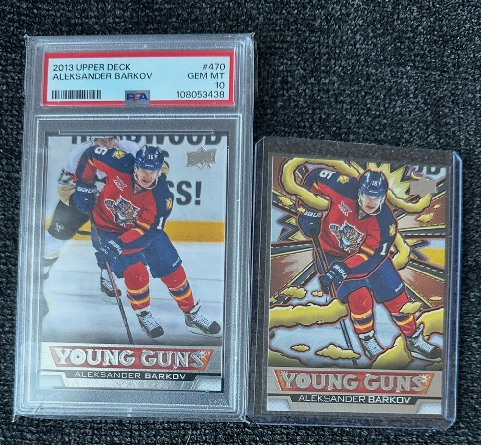 2013-14 UD YOUNG GUNS ALEXANDER BARKOV #470 (RC) PSA 10 GEM MINT!