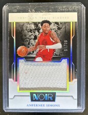 2023-24 Panini Noir Anfernee Simons Jersey #/99 Blazers