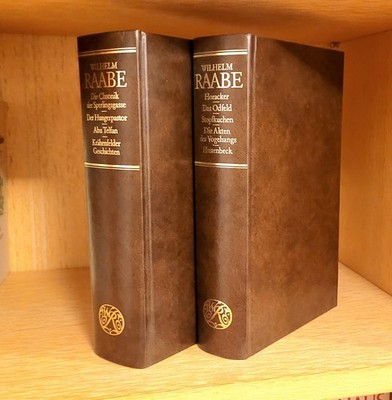 Wilhelm RAABE gesammelte Werke Bertelsmann 2 Bände
