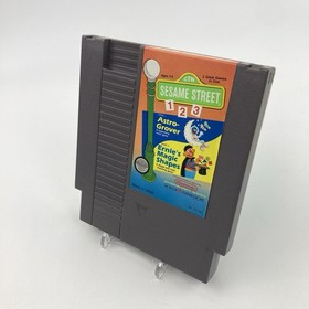 Sesame Street ABC & 123 - Authentic Nintendo NES Game - Tested  & Works