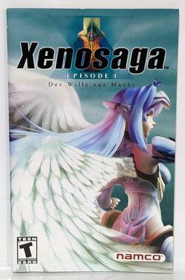 MANUAL ONLY/NO GAME  Xenosaga Episode I Der Wille Zur Macht Sony PlayStation PS2