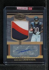 2023 Panini Plates & Patches Rookie Gold 2/75 Roschon Johnson Patch Auto 15ik