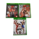 Xbox One Games Lot WWE 2K16 WWE 2K15 EA Sports UFC Microsoft Video Game Fighting
