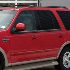4pc Window Sill Trim Accent Matte Black Overlay For 1997-02 Ford Expedition