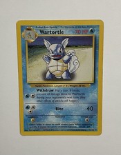 Pokemon Wartortle 42/102 Base Set Unlimited 1999 TCG Card