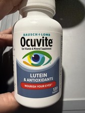 Bausch + Lomb Ocuvite Eye Supplement Lutein & Antioxidant Tablets 120ct