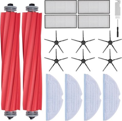 18Pack S7 Replacement Parts for Roborock S7Max Ultra,S7Pro Ultra,S 7,S7+,S7Maxv,