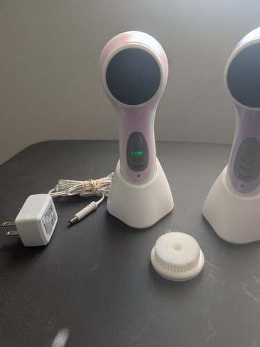 Set of Conair True Glow Spa Facial and Footcare Cleansing Brushes - Rechargeable