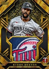 2025 Topps Relic Series 25 BYRON BUXTON GOLD PATCH MINNESOTA TWINS DIGITAL CARD