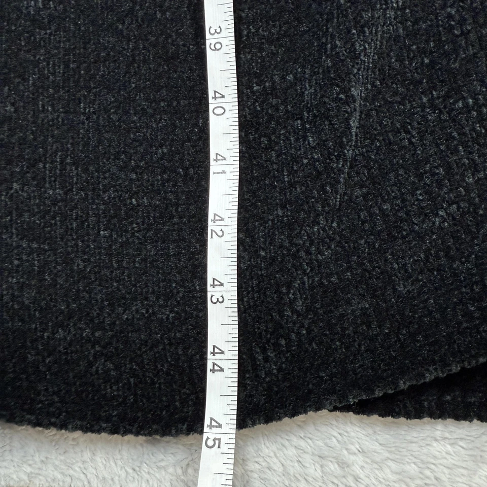 Denim & Co Sweater Womens Large Hooded Long Button Front Knit Cardigan Coat - Image 4 of 4