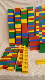 Vintage  Lego Duplo Bricks 569 Pieces, Size Details In Description Read