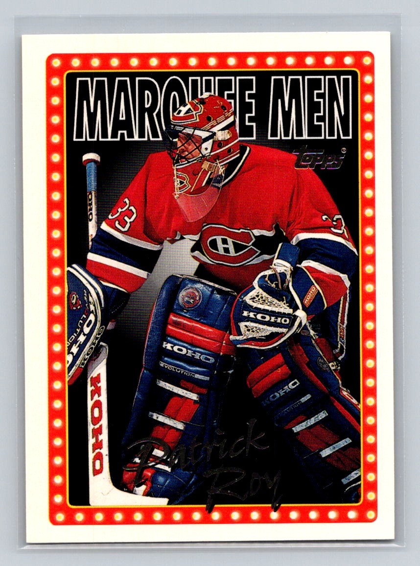 1995-96 Topps #377 Patrick Roy Montreal Canadiens