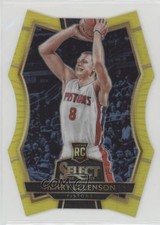 2016 Panini Select Premier Level Neon Yellow Prizm 44/75 Henry Ellenson #113 2ct