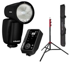 Profoto A10 Flash for Fujifilm, Bundle with Connect Pro Transmitter and Light St