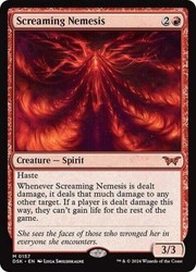 Screaming Nemesis 157 - Duskmourn: House of Horror - Mythic Rare