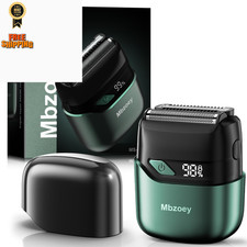 Electric Foil Shavers for Men, Mini Razor, Mini, Emerald Green