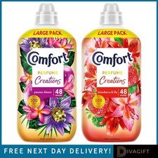 COMFORT FABRIC CONDITIONER PERFUME CREATIONS PASSION BLOOM STRAWBERRY 48W 1.4L