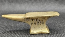 Vintage Small Solid Brass Anvil. "The Forge"