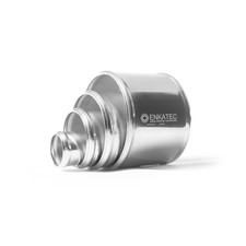 ENKATEC&reg; 80mm Aluminiumrohr Schlauchverbinder Alu Rohr 8&ndash;114mm *Gr&ouml;&szlig;e w&auml;hlbar*