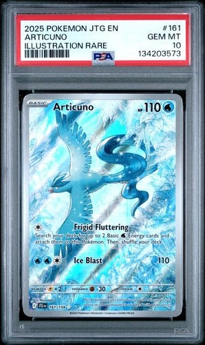 Articuno 161/159 Sv09: Journey Together Holo PSA 10