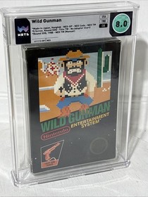 Wild Gunman NES 1985 CIB Complete In Box Wata Graded 8.0 Early Unpunched Hangtab