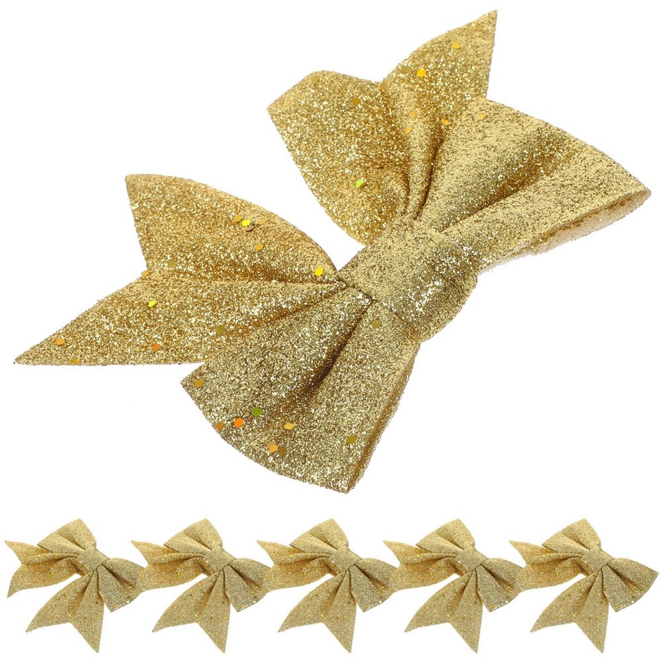 Notes Tree For Desktop 6 Pcs Bows Decoration Desktop Ornaments Christmas Tree Decorations ...