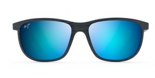 MAUI JIM LELE KAWA DARK NAVY STRIPE W/ BLUEHAWAII LENS - B811-03S