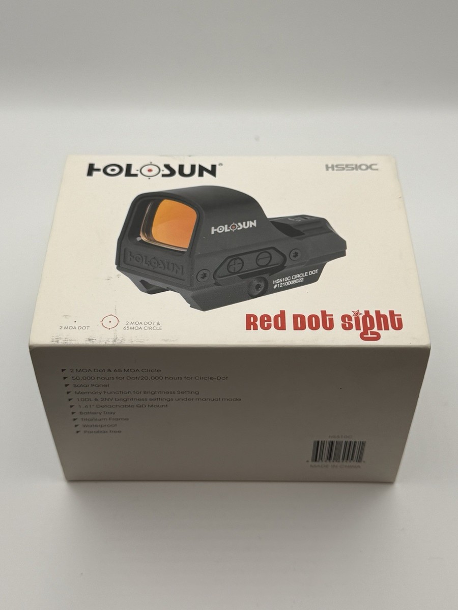 Holosun Technologies HS510C Open Reflex Circle Red Dot Sight