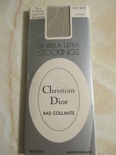 Christian Dior Diorella Ultra Stockings Caramel One size 8 1/2 -11 "NEW" in pkg