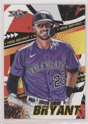 2022 Topps Fire Kris Bryant #186 0t25