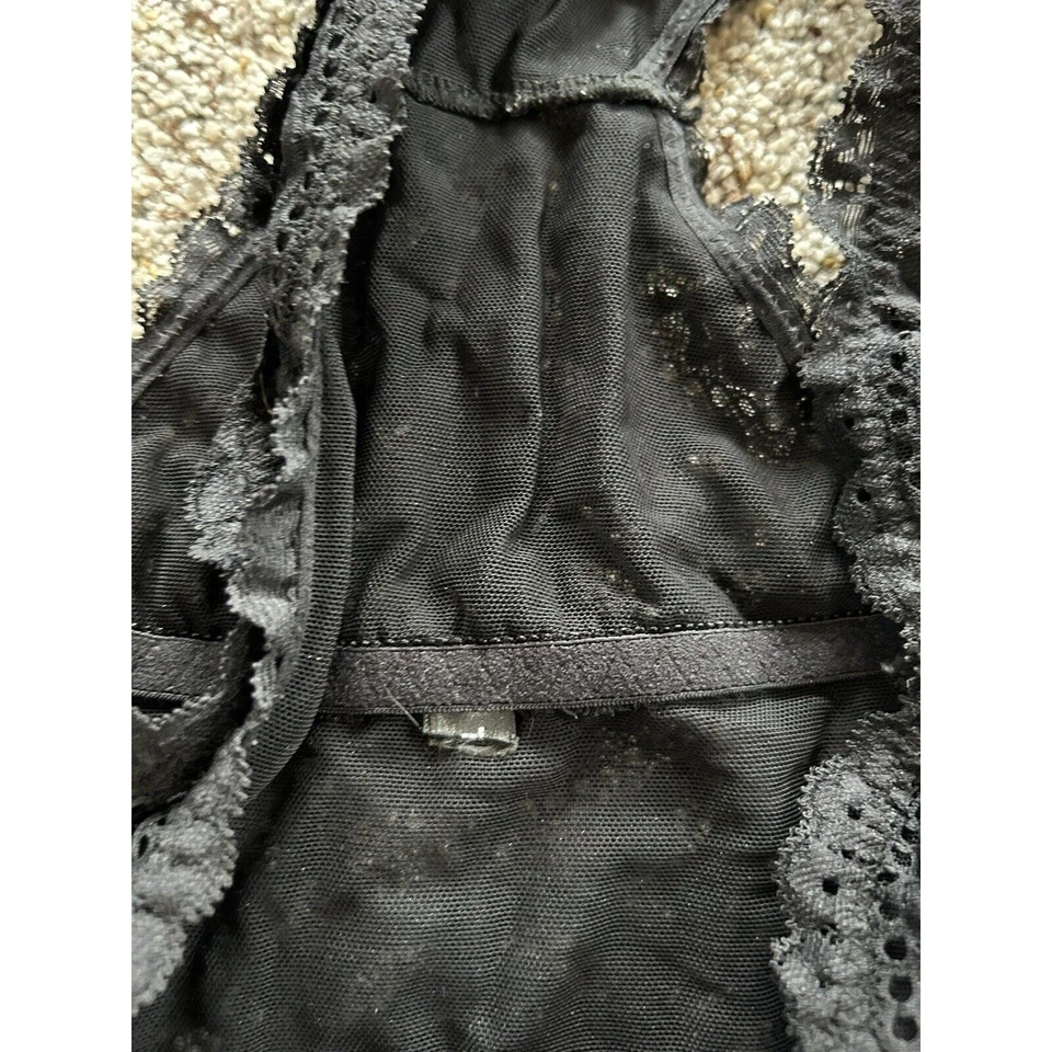 LOT of 2 TORRID CURVES sz 3 3X BRALETTE BRA Lace Wireless Semi-Sheer PRETTY Z24 - Image 3 of 4