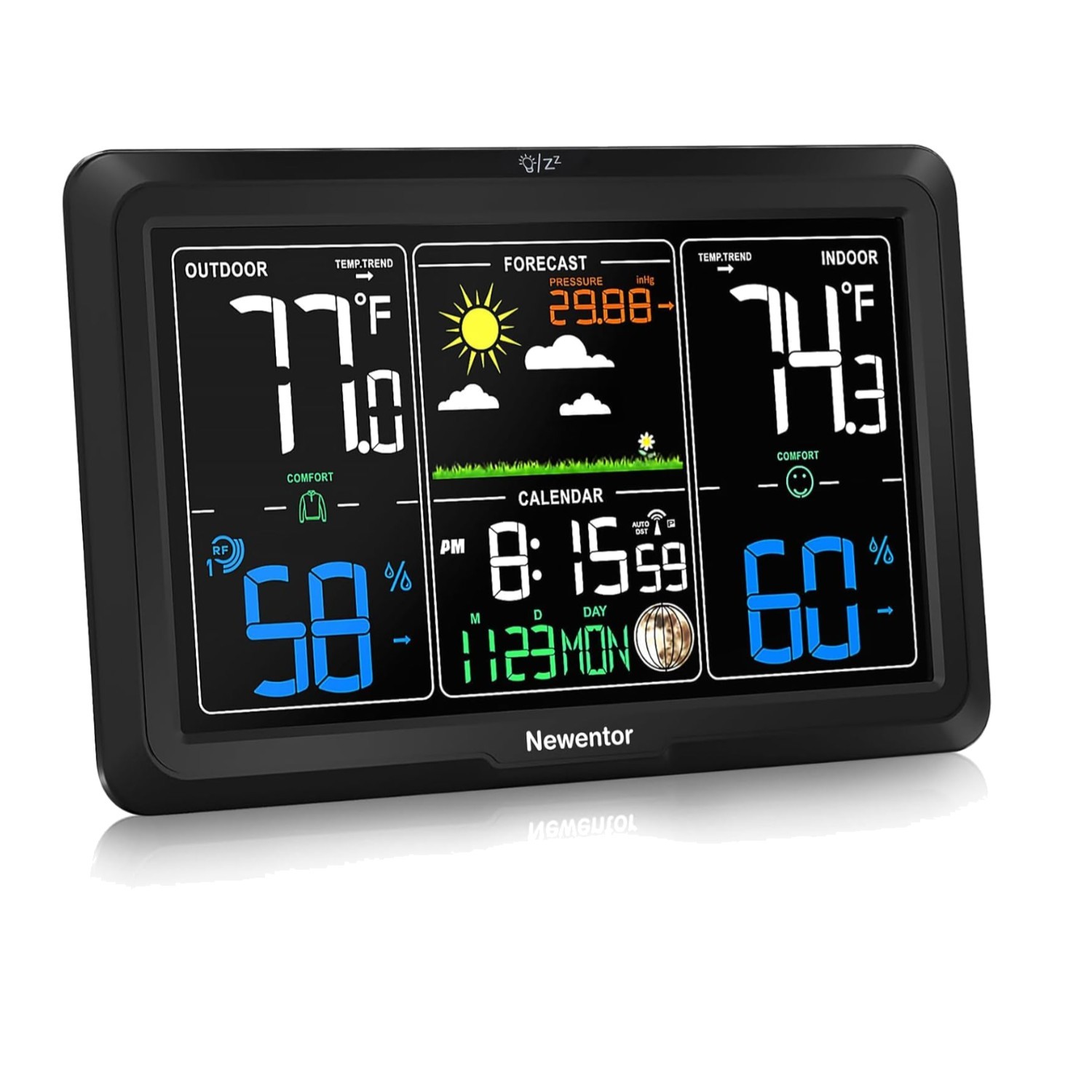 With Temperature, Humidity, & Barometer