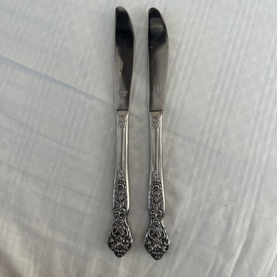 VERSAILLES Table Knife Knives 8 3/4  Stainless by MSI Japan Flatware Set of 2
