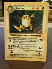 Raichu [1st Edition] #14 Prices | Pokemon Base Set | Pokemon Cards