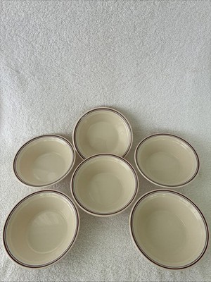Corelle By Corning Abundance Soup Cereal Bowls Set Of 6 Vintage 6.75  Diameter
