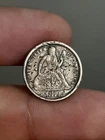 1874 Seated Liberty Dime (Pitted)